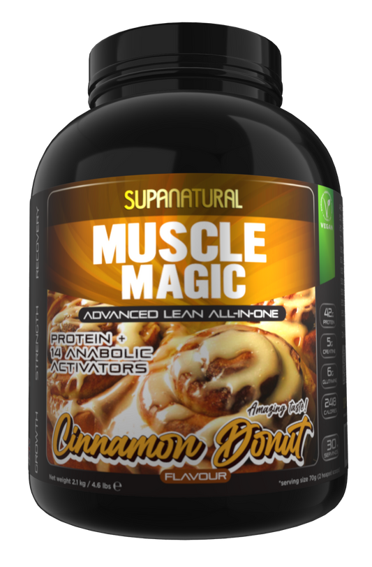 Muscle Magic Vegan, Advanced All-In-One - Cinnamon Donut 2.1kg