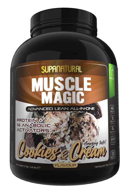 Muscle Magic Vegan, Advanced All-In-One - Cookies & Cream 2.1kg
