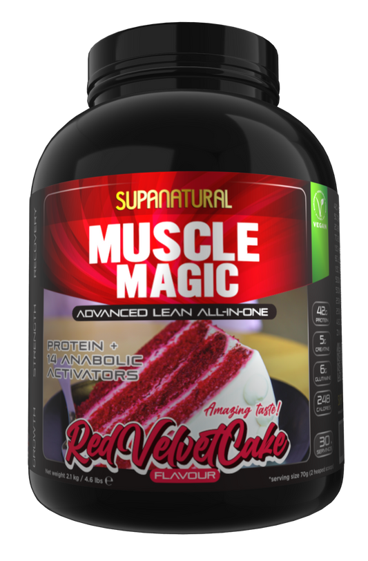 Muscle Magic Vegan, Advanced All-In-One - Red Velvet Cake 2.1kg