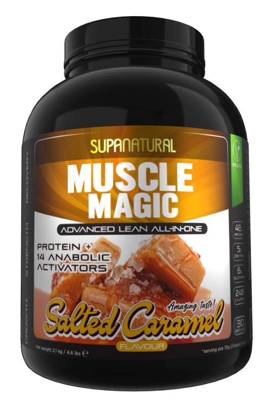 Muscle Magic Vegan, Advanced All-In-One - Salted Caramel 2.1kg