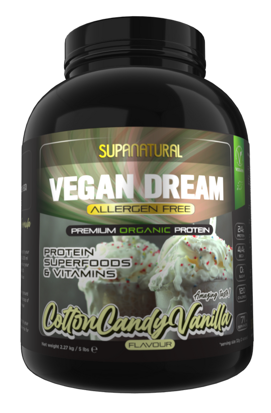 Vegan Dream, Organic (Allergen Free) - Cotton Candy Vanilla 2.27kg
