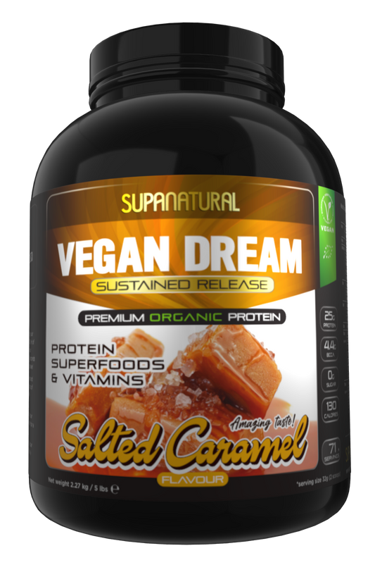 Vegan Dream, Organic (Sustained Release) - Salted Caramel 2.27kg