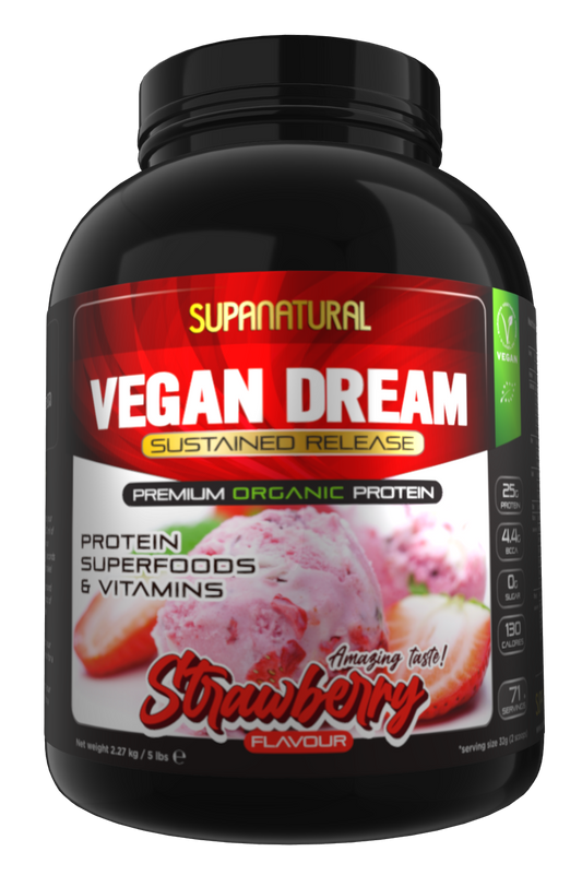Vegan Dream, Organic (Sustained Release) - Strawberry 2.27kg