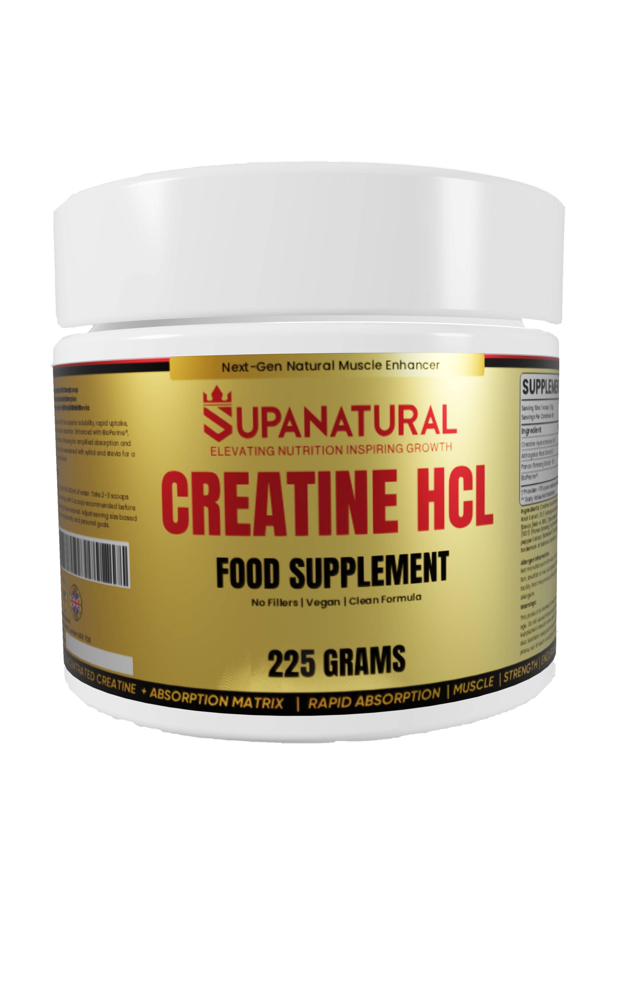 SUPANATURAL Creatine HCL – Supanatural